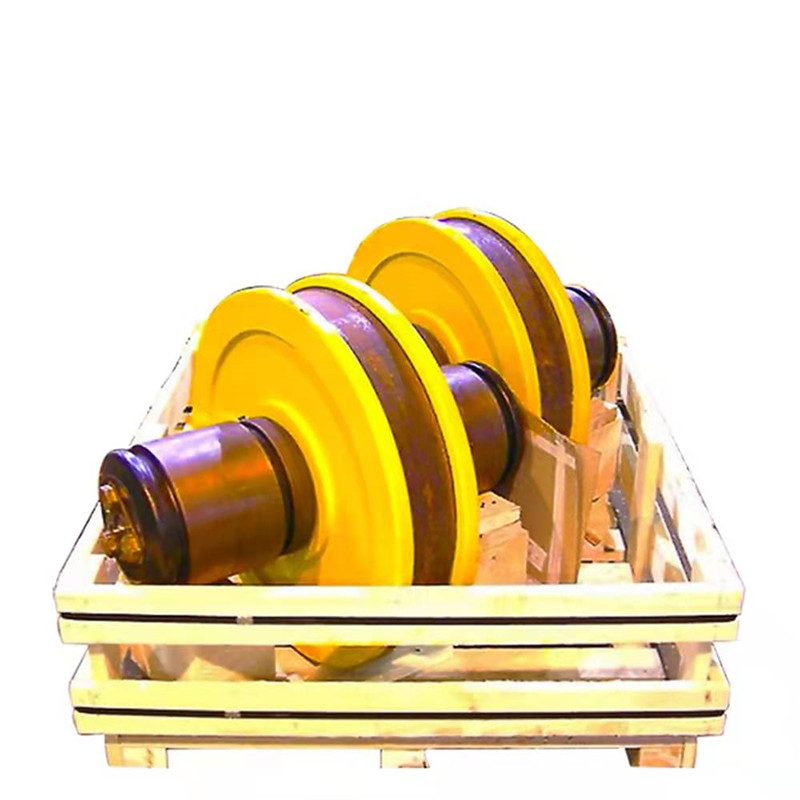 Forged mobile crane rail steel wheel (4)