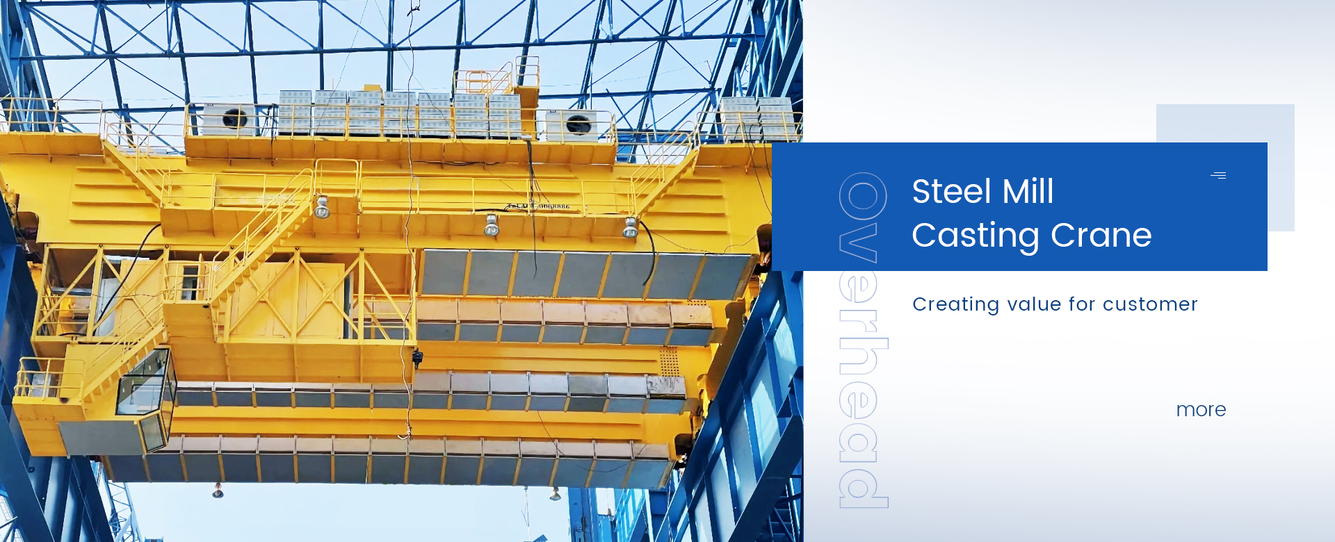 Steel Mill Casting Crane