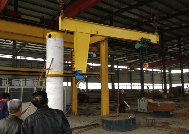Wall travelling jib crane (6)