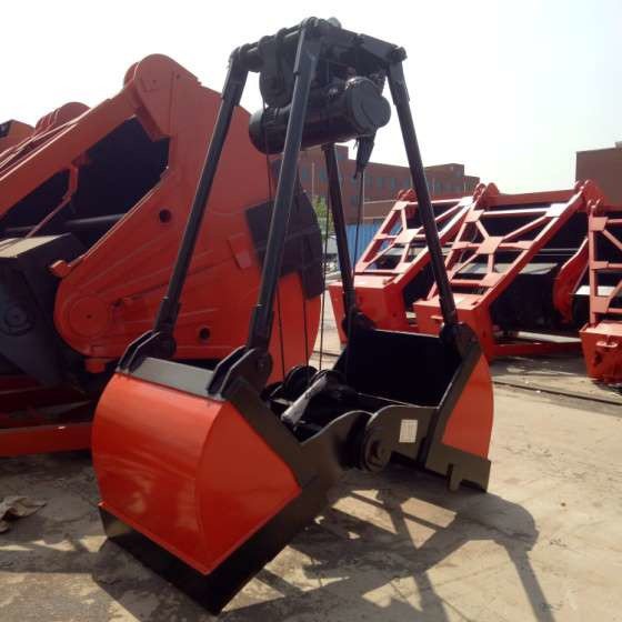 2CBM Q345 Q235 Grab Bucket Crane Spare Parts Electric Motor Grab (1)