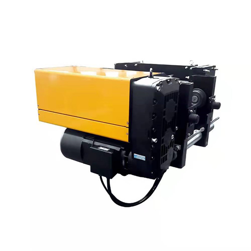 China top brand 0.25-20ton low headroom double lifting speed travelling wire rope hoist (10)