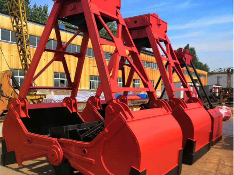 QN model two purpose double girder overhead crane with grab and hook03