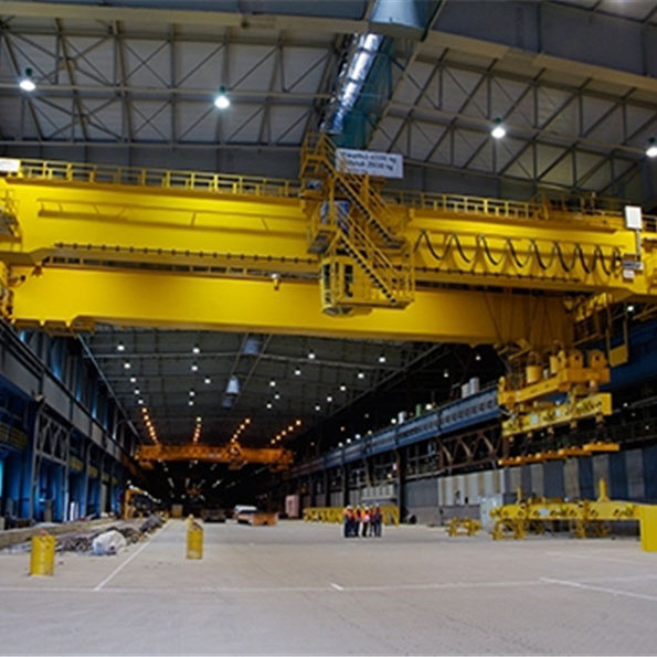 Double beam hanging beam vertical with main beam overhead crane (3)