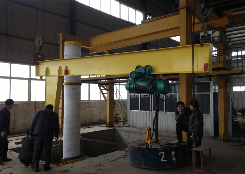 Wall travelling jib crane (5)