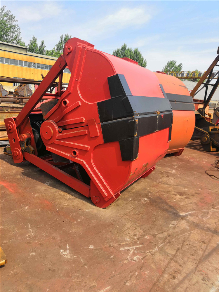 2CBM Q345 Q235 Grab Bucket Crane Spare Parts Electric Motor Grab (3)